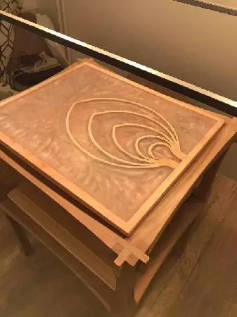 Meubles et Tablettes : Table de chevet en epoxy 44.webp