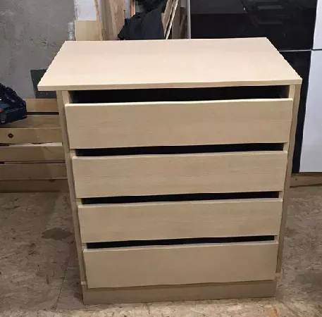 Agencement : Meuble 4 tiroirs dressing frêne 5.webp